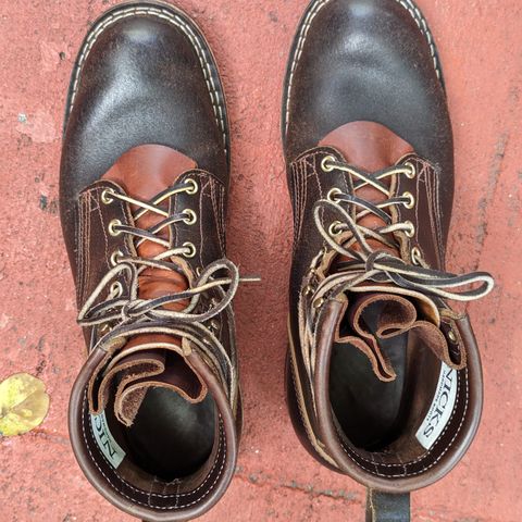 Nicks Falcon in Horween Brown Waxed Flesh