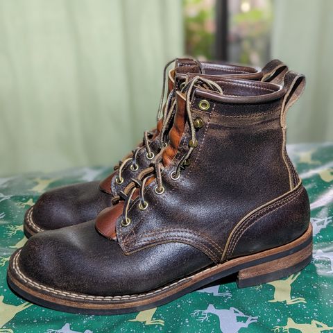 Nicks Falcon in Horween Brown Waxed Flesh