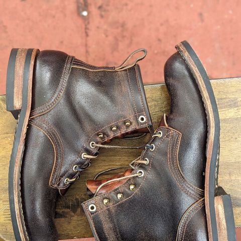 Nicks Falcon in Horween Brown Waxed Flesh