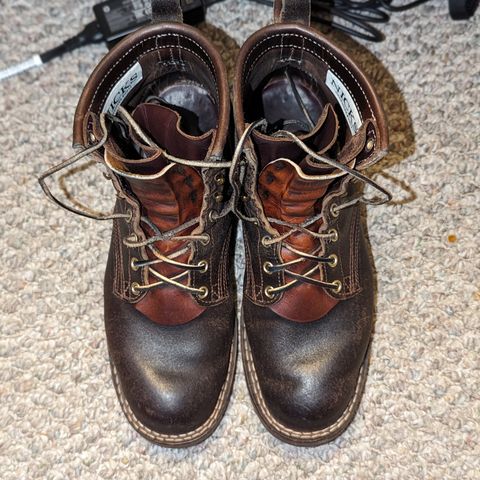 Nicks Falcon in Horween Brown Waxed Flesh