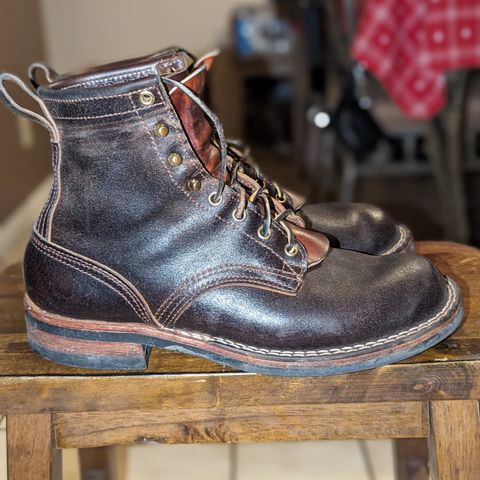 Nicks Falcon in Horween Brown Waxed Flesh