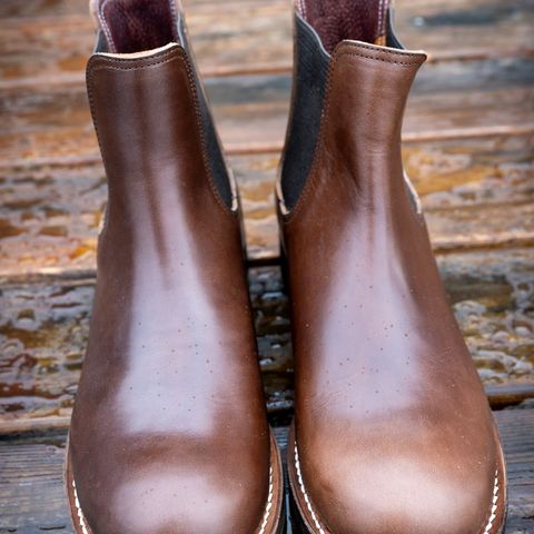 View photo of Rolling Dub Trio Stan in Horween Brown Chromexcel