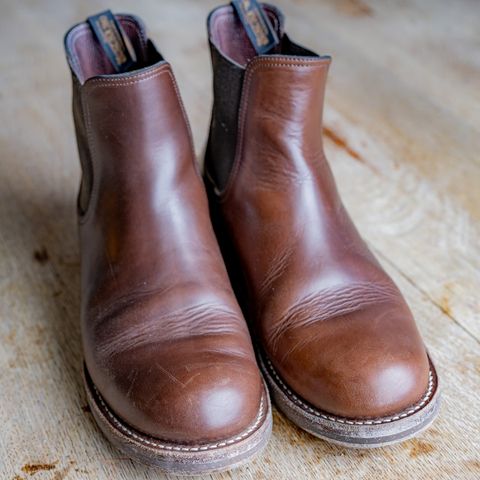 View photo of Rolling Dub Trio Stan in Horween Brown Chromexcel