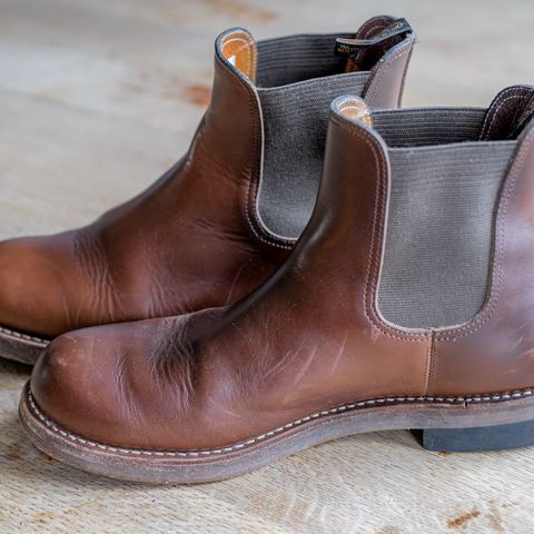 View photo of Rolling Dub Trio Stan in Horween Brown Chromexcel