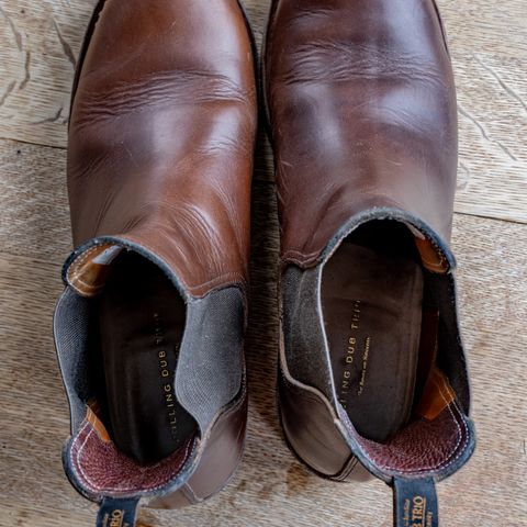 View photo of Rolling Dub Trio Stan in Horween Brown Chromexcel