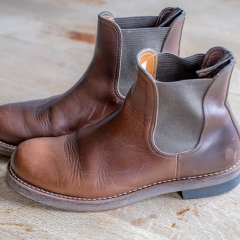 View photo of Rolling Dub Trio Stan in Horween Brown Chromexcel