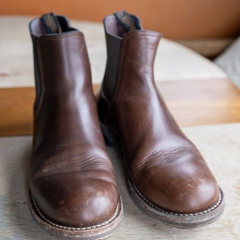 View photo of Rolling Dub Trio Stan in Horween Brown Chromexcel