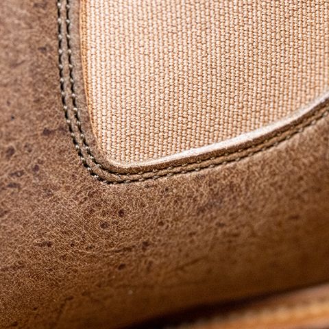 Viberg Chelsea in C.F. Stead Camel Hair Waxed Kudu