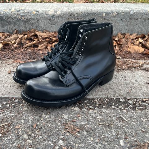 View photo of Unknown Maker Service Boot in Unknown Leather