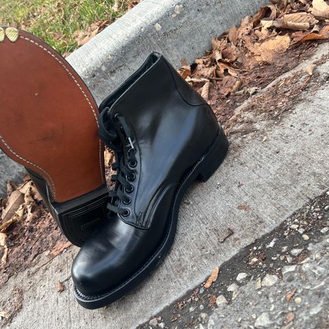 View photo of Unknown Maker Service Boot in Unknown Leather