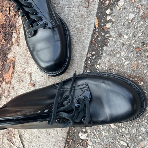 View photo of Unknown Maker Service Boot in Unknown Leather