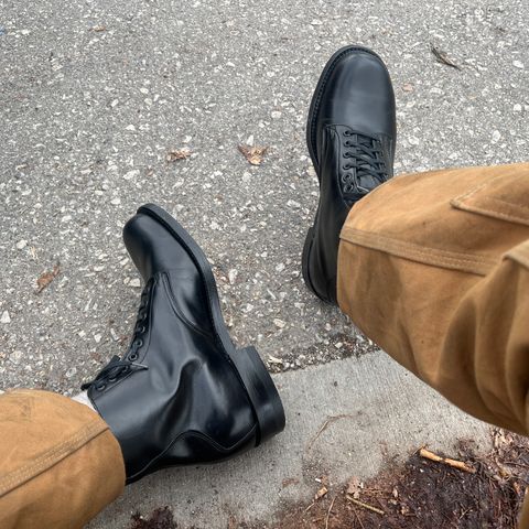 View photo of Unknown Maker Service Boot in Unknown Leather