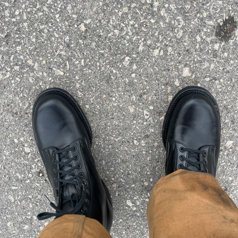 View photo of Unknown Maker Service Boot in Unknown Leather