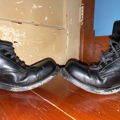 View photo of Unknown Maker Service Boot in Unknown Leather