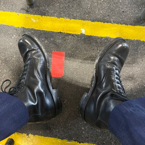 View photo of Unknown Maker Service Boot in Unknown Leather