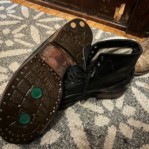 View photo of Unknown Maker Service Boot in Unknown Leather