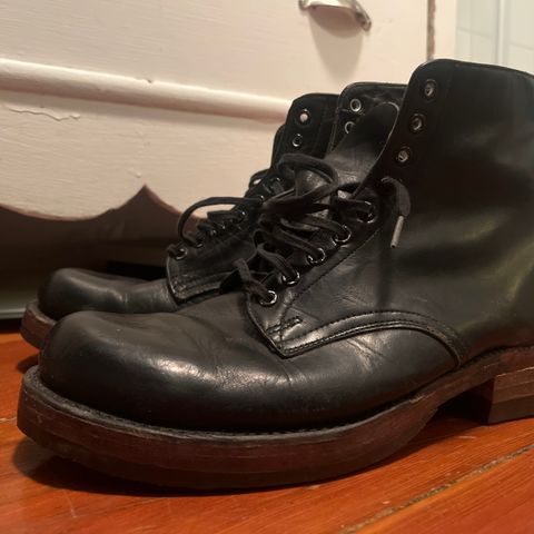 View photo of Unknown Maker Service Boot in Unknown Leather