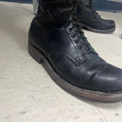 View photo of Unknown Maker Service Boot in Unknown Leather