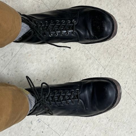 View photo of Unknown Maker Service Boot in Unknown Leather