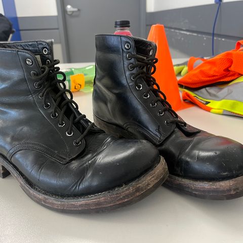 View photo of Unknown Maker Service Boot in Unknown Leather