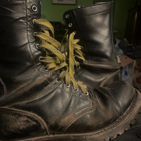 H.H. Brown Garrison Dress Boot in Black Corrected Grain Hi Shine “Teacore”