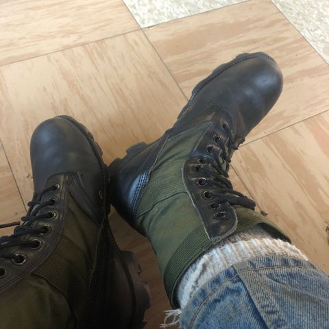 Search result thumbnail of Ro-Search Jungle Boot in black Chrome Tanned tea-core & OD Green Canvas