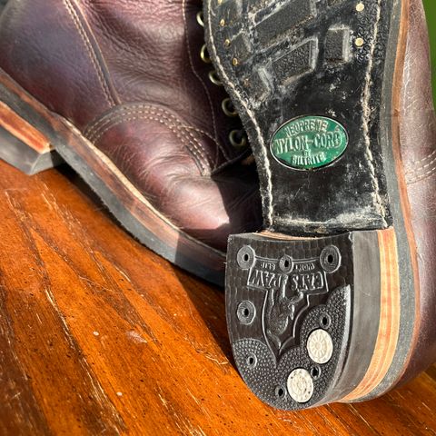 View photo of GREB 1960s Kodiak Steel Toe in Unknown Leather