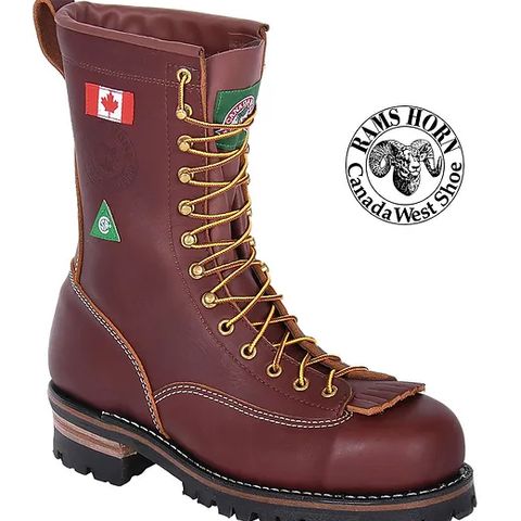 Canada West Red Dog Lace To Toe CSA Logger - 34363 in Seidel Red Dog Oil Tan