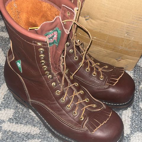 Canada West Red Dog Lace To Toe CSA Logger - 34363 in Seidel Red Dog Oil Tan