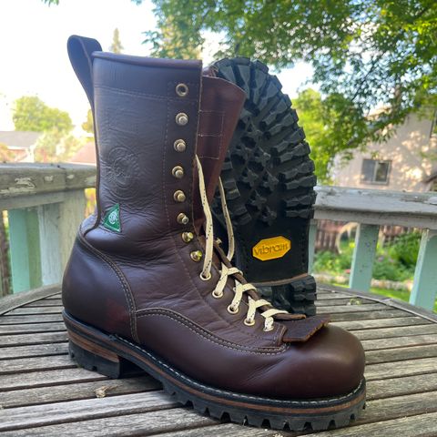 Canada West Red Dog Lace To Toe CSA Logger - 34363 in Seidel Red Dog Oil Tan