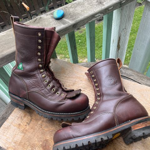 Canada West Red Dog Lace To Toe CSA Logger - 34363 in Seidel Red Dog Oil Tan