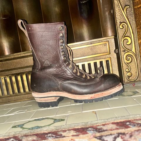 Canada West Red Dog Lace To Toe CSA Logger - 34363 in Seidel Red Dog Oil Tan