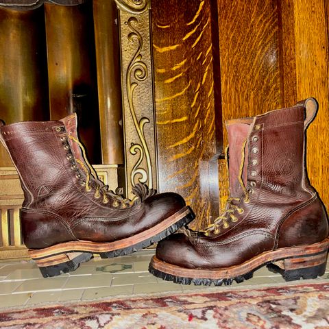 Canada West Red Dog Lace To Toe CSA Logger - 34363 in Seidel Red Dog Oil Tan