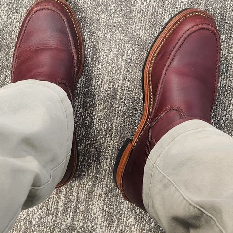 Chippewa Chippewa X Jean Shop 7" Engineer in Horween Burgundy Chromepak