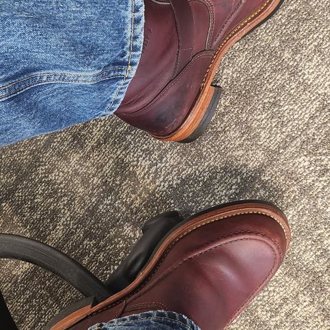 Chippewa Chippewa X Jean Shop 7" Engineer in Horween Burgundy Chromepak