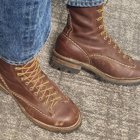 Wesco Jobmaster in Seidel Red Dog Oil Tan