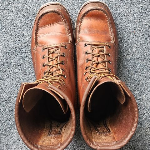 View photo of Red Wing 8-Inch Classic Moc in S.B. Foot Oro-Iginal