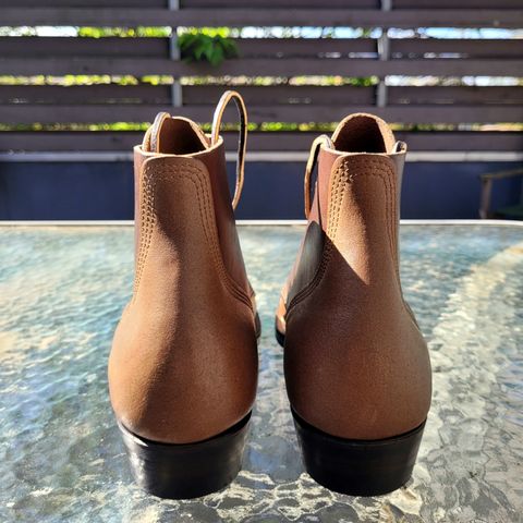 NF Bootmaker Milton Boot in Horween Natural Illini Latigo