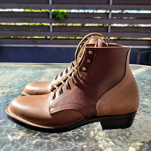 View photo of NF Bootmaker Milton Boot in Horween Natural Illini Latigo