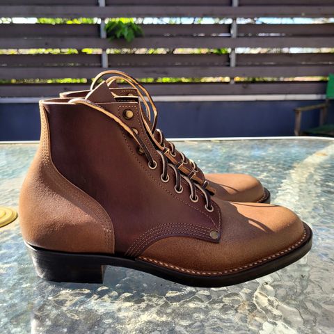 NF Bootmaker Milton Boot in Horween Natural Illini Latigo