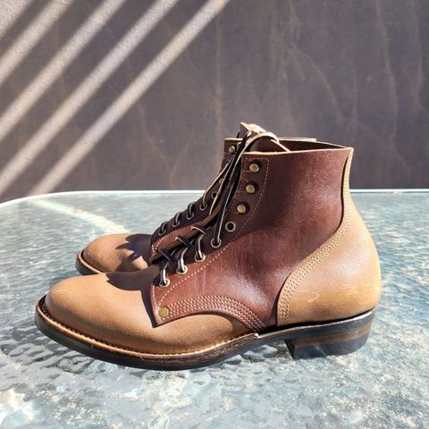 View photo of NF Bootmaker Milton Boot in Horween Natural Illini Latigo