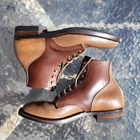 View photo of NF Bootmaker Milton Boot in Horween Natural Illini Latigo