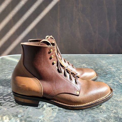 View photo of NF Bootmaker Milton Boot in Horween Natural Illini Latigo