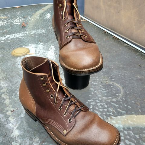 View photo of NF Bootmaker Milton Boot in Horween Natural Illini Latigo