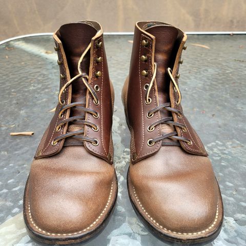 View photo of NF Bootmaker Milton Boot in Horween Natural Illini Latigo