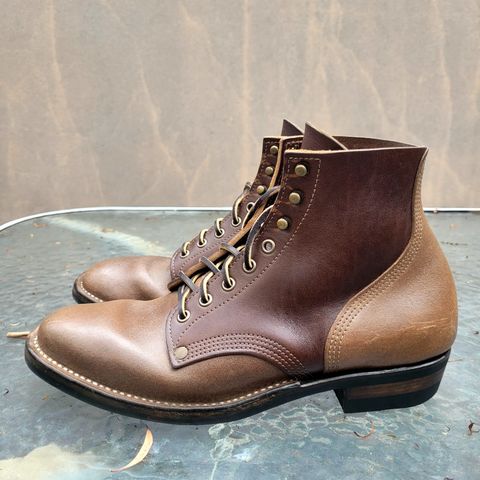 View photo of NF Bootmaker Milton Boot in Horween Natural Illini Latigo