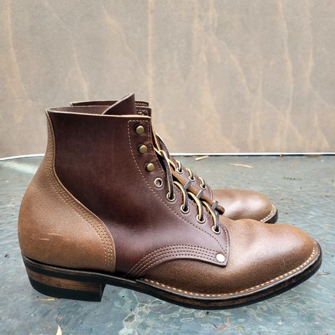 View photo of NF Bootmaker Milton Boot in Horween Natural Illini Latigo