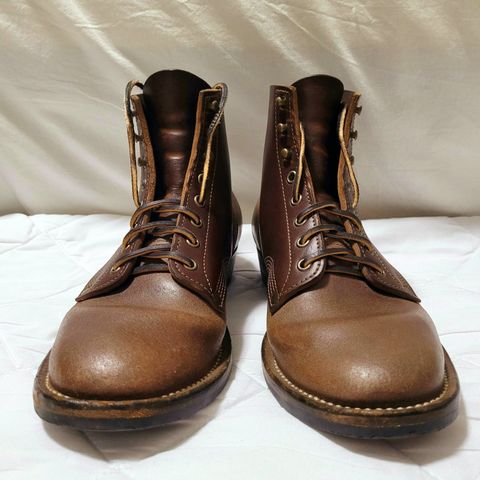 View photo of NF Bootmaker Milton Boot in Horween Natural Illini Latigo