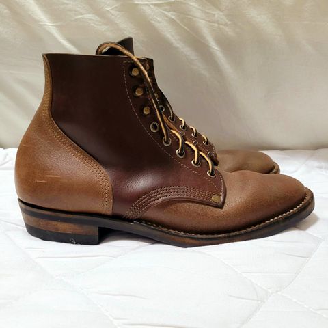 View photo of NF Bootmaker Milton Boot in Horween Natural Illini Latigo