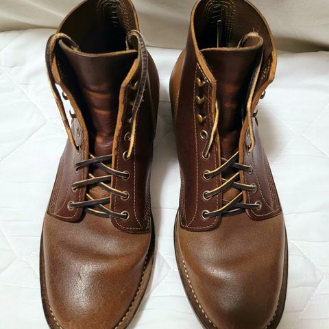 View photo of NF Bootmaker Milton Boot in Horween Natural Illini Latigo